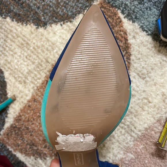 Steven by Steve Madden two tone ankle strap heels - Picture 5 of 8